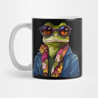 Froggy Fashion Funny Frog Lovers Gift Mug